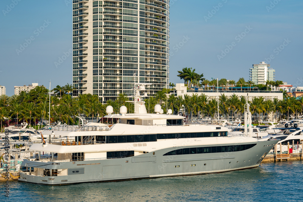Yacht Constance in Miami Beach Marina built in 2006