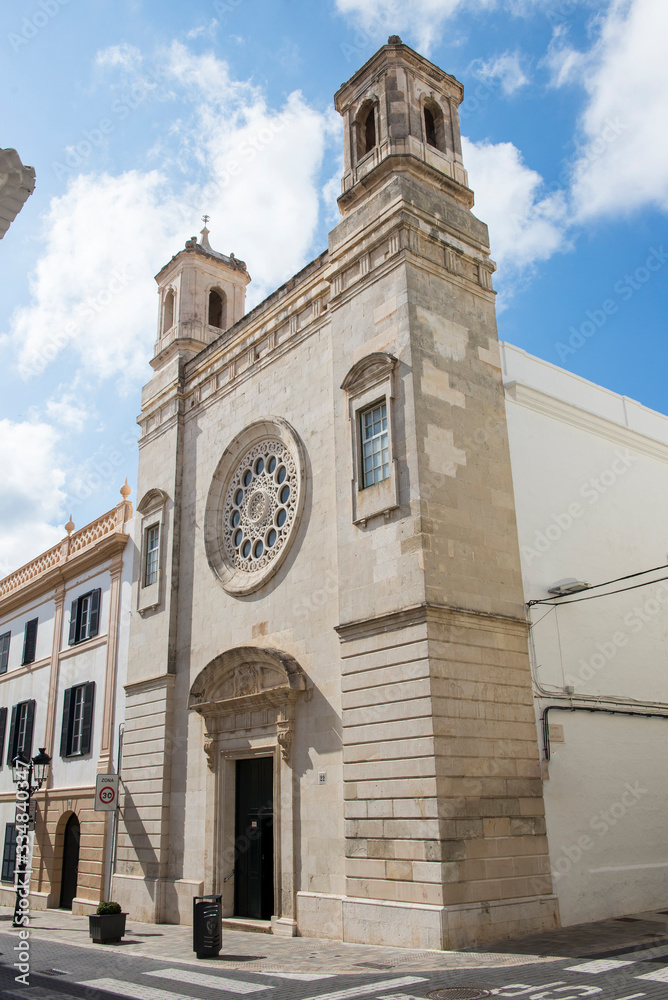 Mahon / Spain 28.09.2015.Sant Josep Church, Mahon