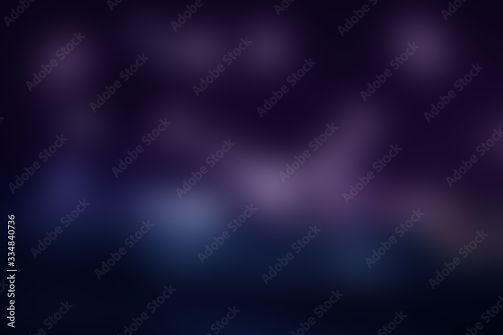 Blurred view of abstract dark defocused background