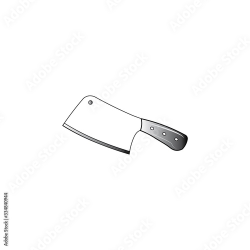 knife logo  design template