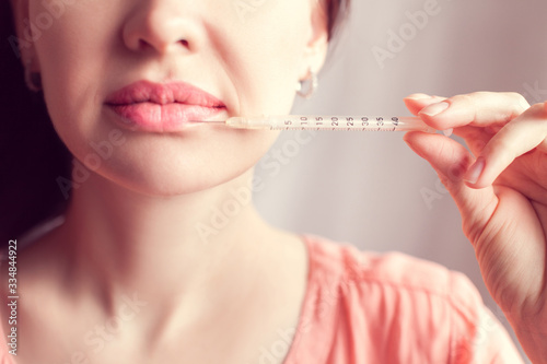 augmentation of female lips