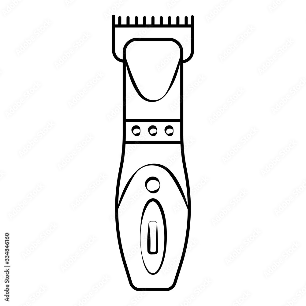 Fototapeta premium Shaving machine icon. Vector photo