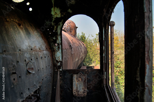 Old steam locomotive