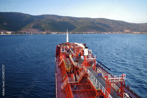 Tanker at sea