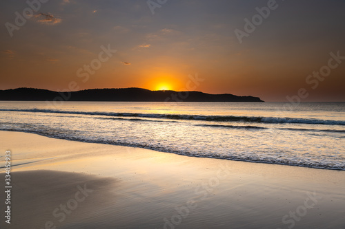 Hot Summer Sunrise Seascape