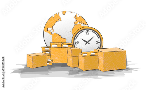 déménagement et livraison express international