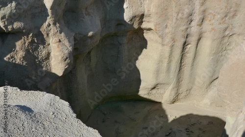 Wallpaper Mural Tilt up strange looking rock formations of the Valley of the Stars in Qeshm southern Iran Torontodigital.ca