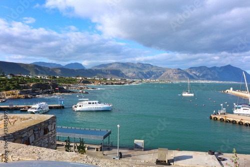 Beautiful view of the coastline at Hermanus