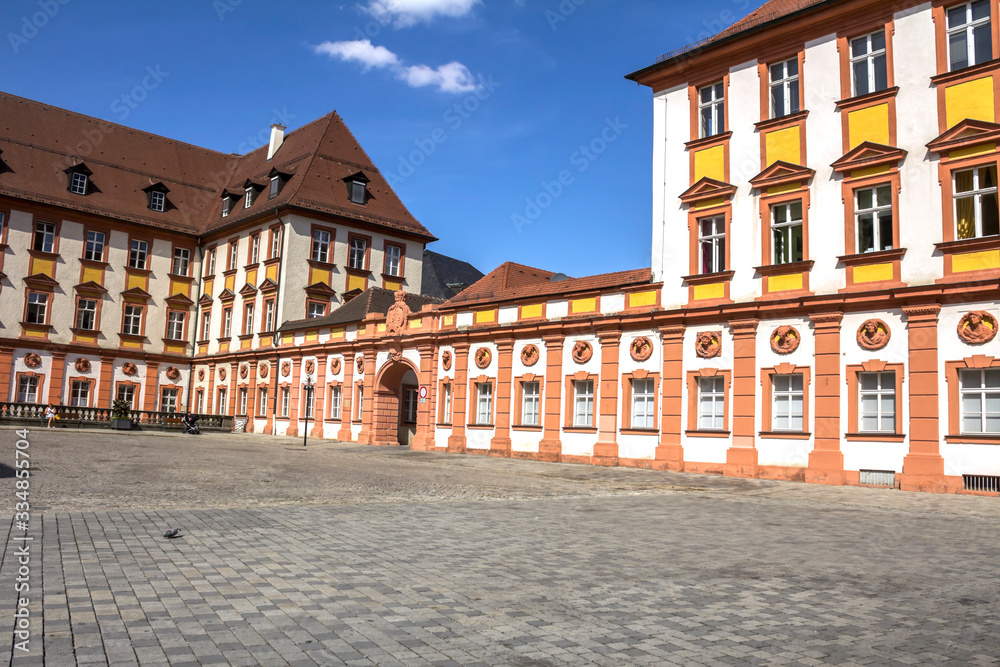 Old Castle of Bayreuth, Germany. Bayreuth is famous for its annual festival for operas of Richard Wagner.
