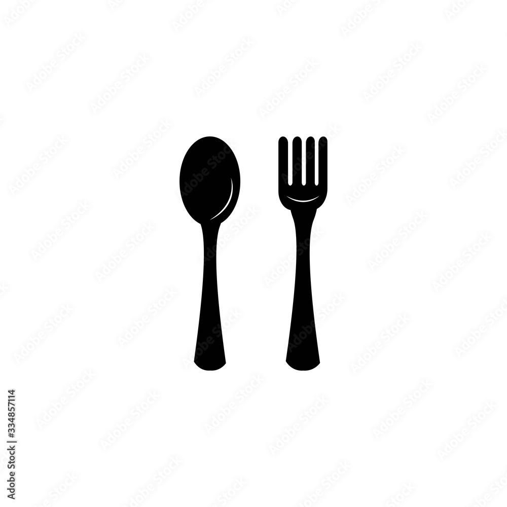 spoon icon design template spoon icon design template