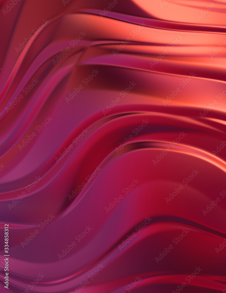 Obraz premium Abstract background. Colorful wavy design wallpaper. Graphic illustration.