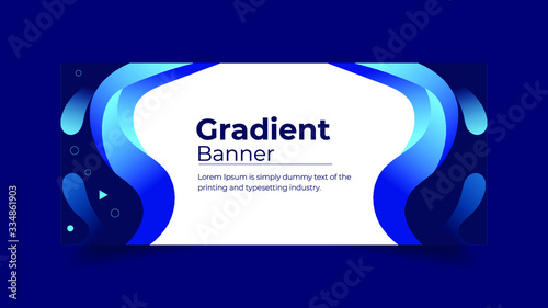 abstract banner design template
