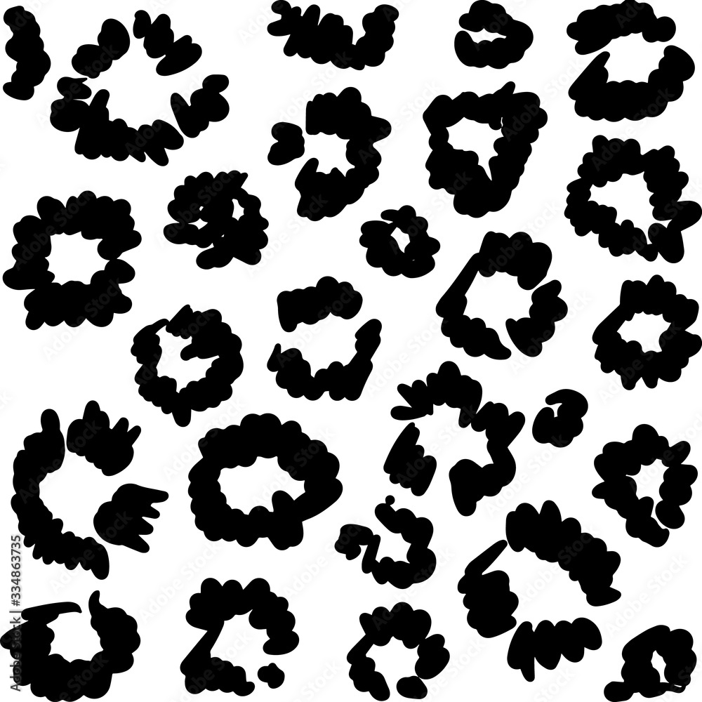 Animal background. Leopard or Cheetah or Jaguar. Mammals Fur. Print skin. Predator Camouflage. Printable Vector illustration. Animal background. Leopard or Cheetah or Jaguar. Mammals Fur. Print skin. Predator Camouflage. Printable Vector illustration.