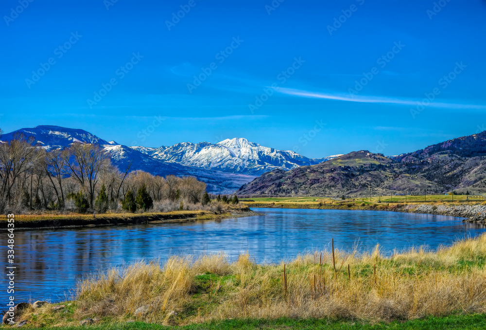 Yellowstone River near the park