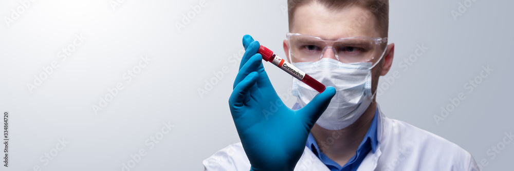 Young doctor against new Coronavirus 2019-nCoV