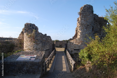 Chateau du Guildo en Bretagne, France en aout 2019