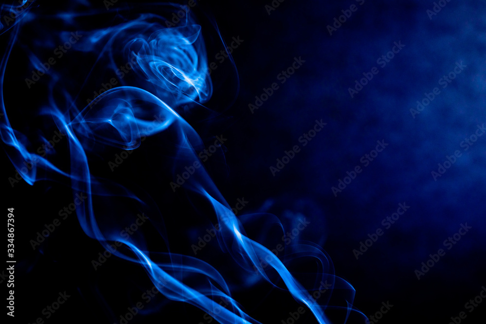 Obraz premium abstract of colorful smoke taken in studio for background 