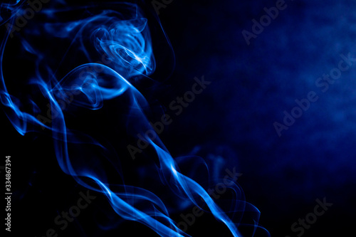 abstract of colorful smoke taken in studio for background 
