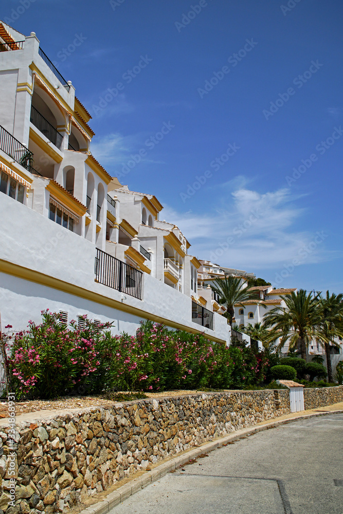 Fototapeta premium city on the Mediterranean, authentic, picturesque street