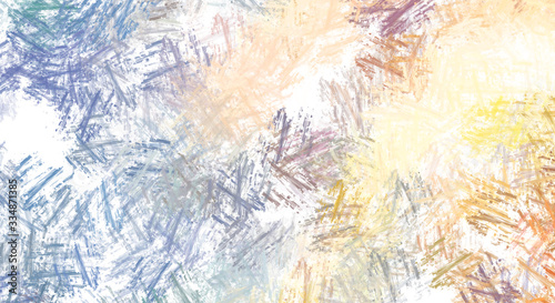 Brushed Painted Abstract Background. Brush stroked painting. Strokes of paint. 2D Illustration.