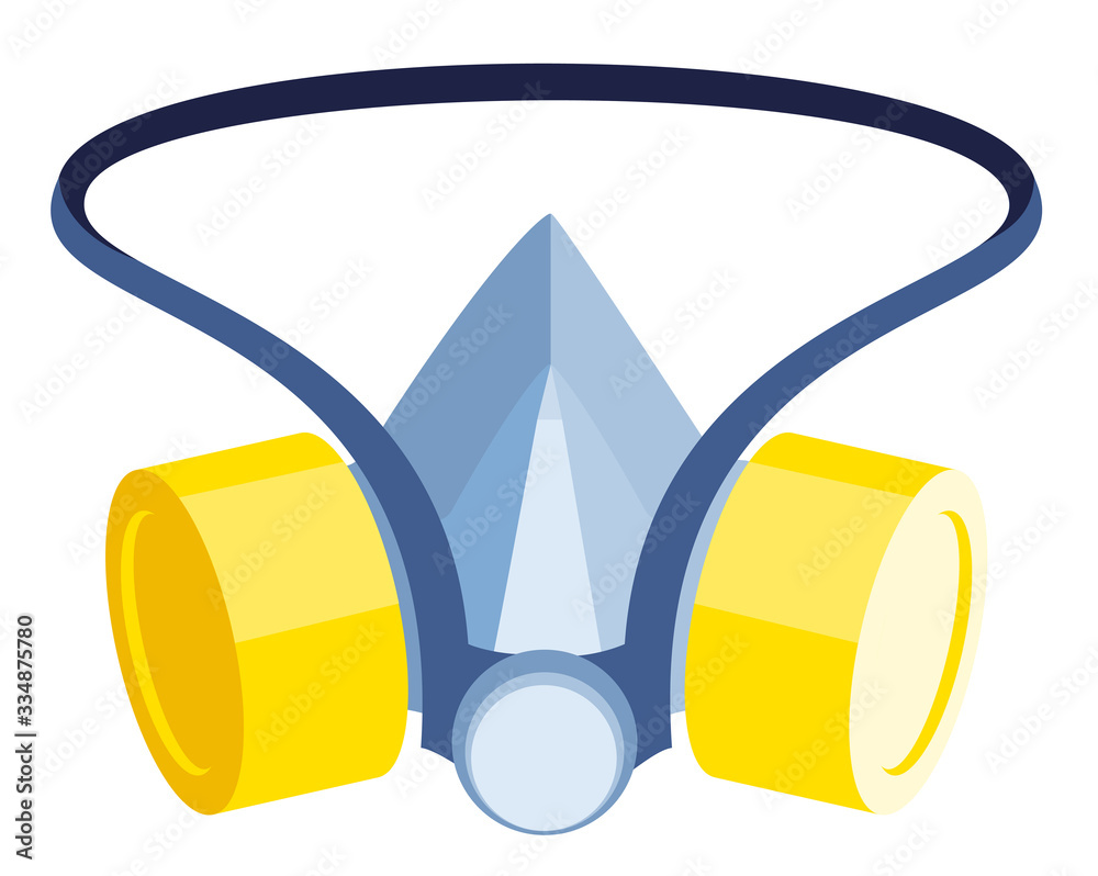custom made wallpaper toronto digitalVector illustration of a respirator.