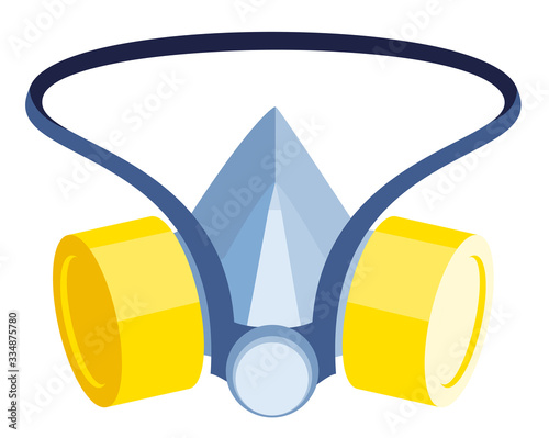 Wallpaper Mural Vector illustration of a respirator. Torontodigital.ca