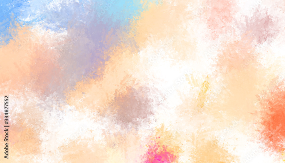 Obraz premium Brushed Painted Abstract Background. Brush stroked painting. Strokes of paint. 2D Illustration.