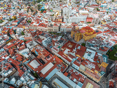 old town of Guanajuato in Mexico