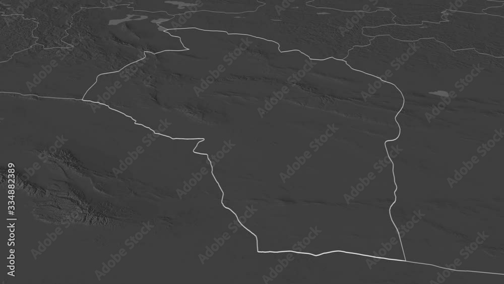Govi-Altay, province with its capital, zoomed and extruded on the bilevel map of Mongolia in the conformal Stereographic projection. Animation 3D Govi-Altay, province with its capital, zoomed and extruded on the bilevel map of Mongolia in the conformal Stereographic projection. Animation 3D