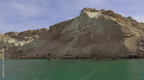 Wallpaper Mural Tracking shot from inside the water following a Cormorant flying close to the water surface Torontodigital.ca
