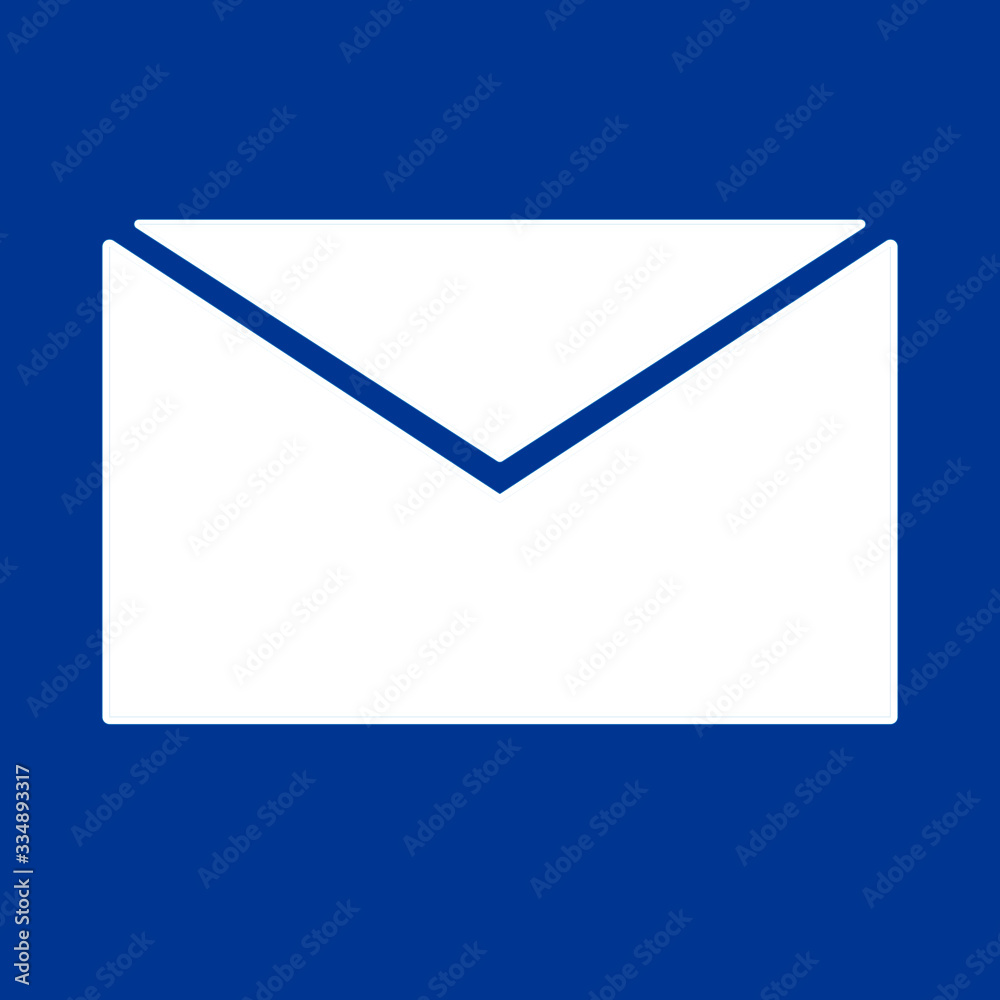 Envelope email azul Envelope email azul