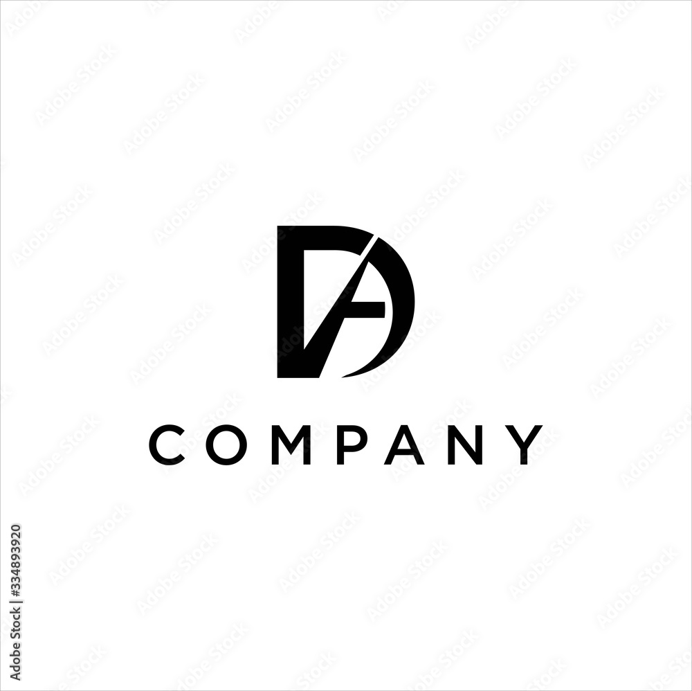 AD DA Logo Initial Letter Design. Abstract Modern Minimalist Vector Symbol. Black and White Creative Business Identity Concept. Corporate Monogram Logotype Template. AD DA Logo Initial Letter Design. Abstract Modern Minimalist Vector Symbol. Black and White Creative Business Identity Concept. Corporate Monogram Logotype Template.