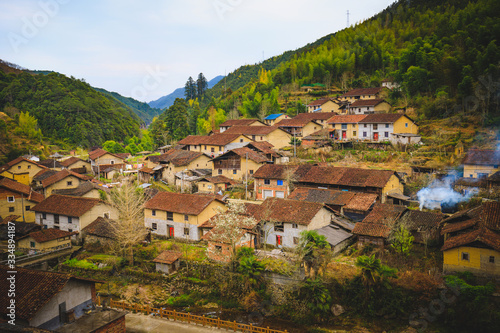 ancient traditional village in Zhejiang Province of China