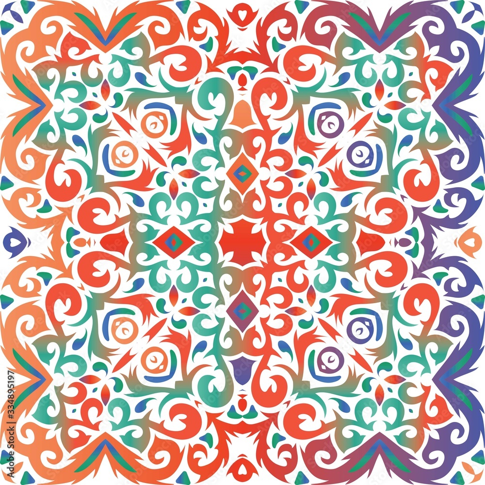 Antique talavera tiles patchwork. Antique talavera tiles patchwork.