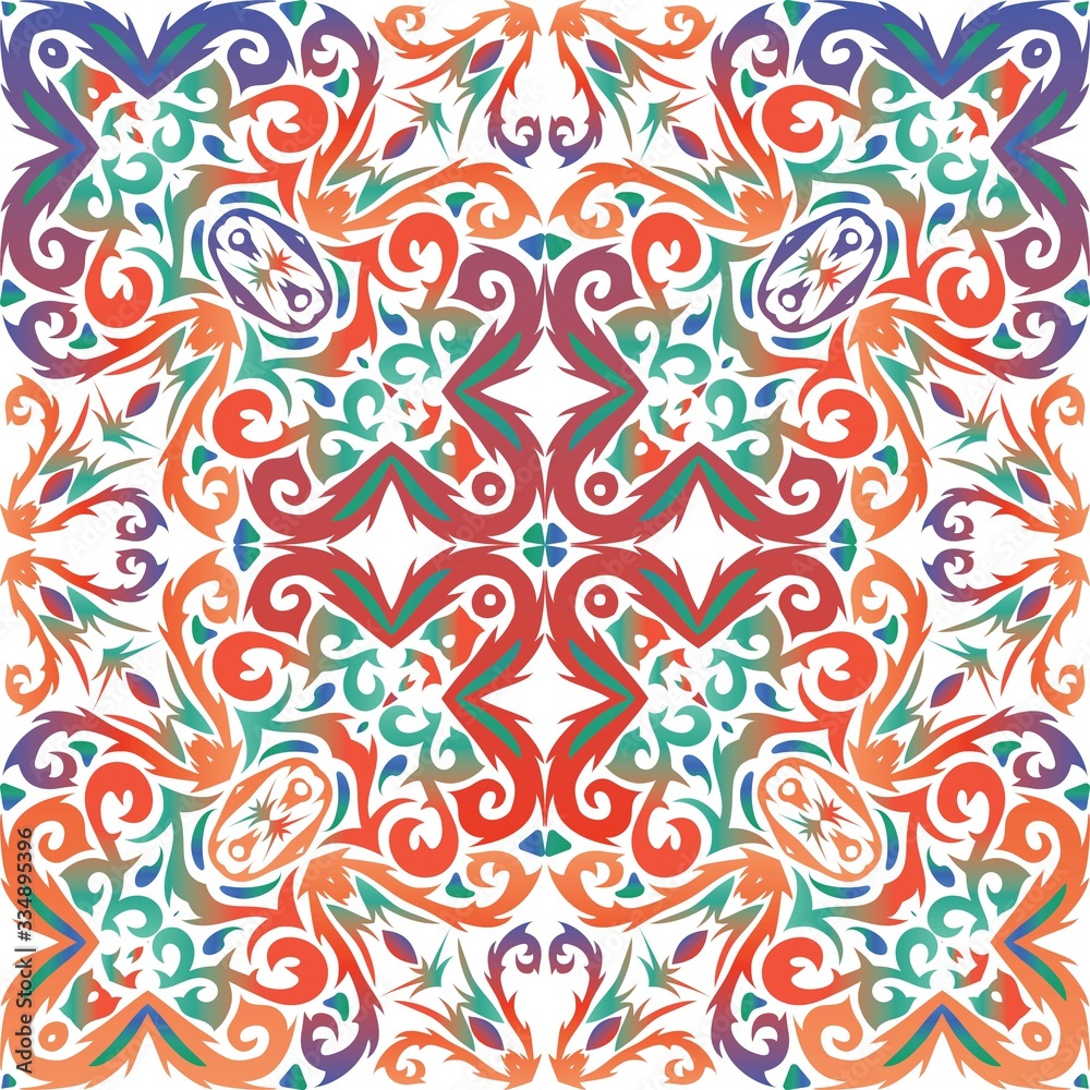 Fototapeta premium Mexican ornamental talavera ceramic.