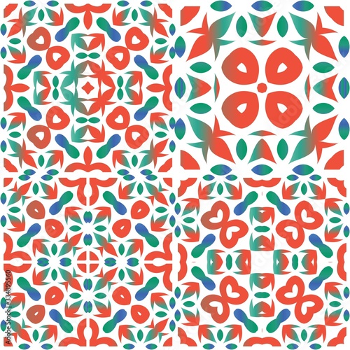 Decorative color ceramic talavera tiles.