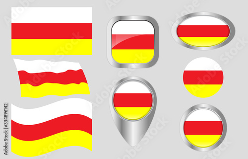 Flag of North Ossetia, Russia Free Download Flag of North Ossetia, Russia - GFXLoad