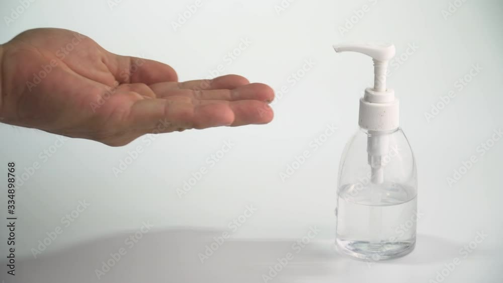 Close up of hand washing with sanitizer gel, protected yourself with Coronavirus Covid-19 and epidemic virus symptoms and Air pollution pm 2.5 ideas concept. Free space for text. Close up of hand washing with sanitizer gel, protected yourself with Coronavirus Covid-19 and epidemic virus symptoms and Air pollution pm 2.5 ideas concept. Free space for text.