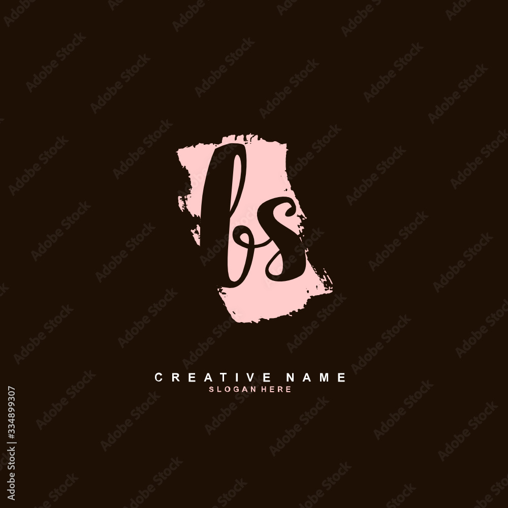 B S BS Initial logo template vector. Letter logo concept B S BS Initial logo template vector. Letter logo concept
