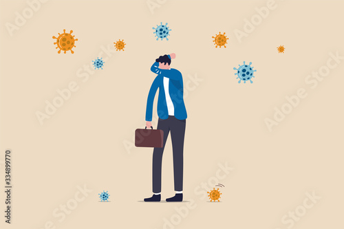 Coronavirus COVID-19 prevention cough elbow, cover your mouse and nose with forearm or elbow when sneeze or cough, man with Coronavirus flu cover his mouth with forearm while sneezing or coughing.