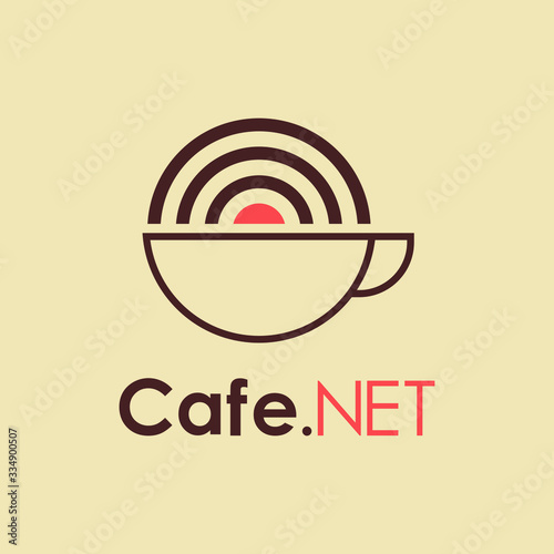 internet cafe logo design 