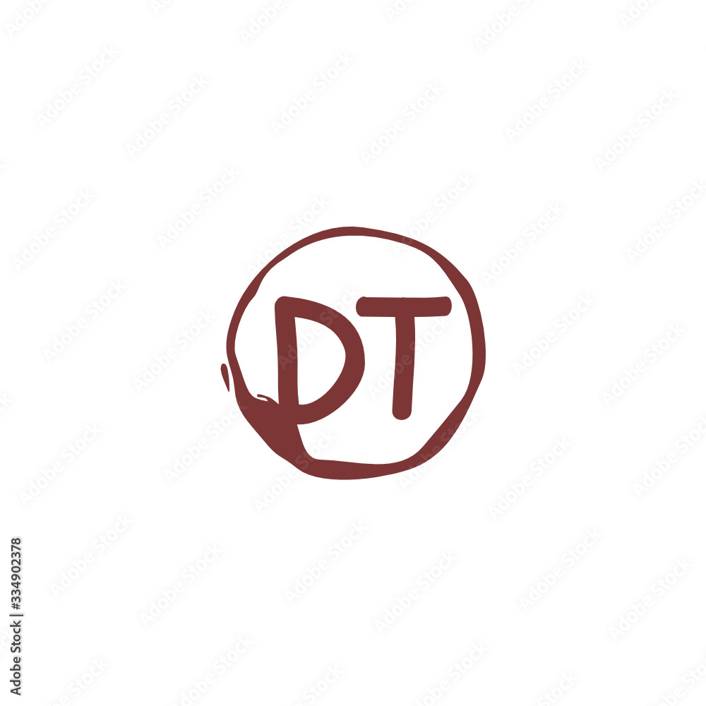 D T DT Initial logo template vector. Letter logo concept D T DT Initial logo template vector. Letter logo concept