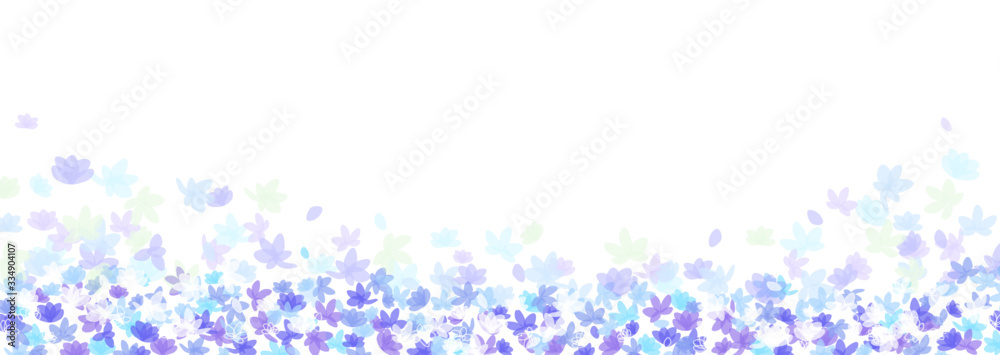 青い花のさわやかな背景イラスト Stock ベクター Adobe Stock