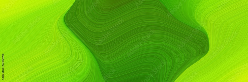 abstract futuristic banner background with lawn green, green yellow and dark green color. contemporary waves design abstract futuristic banner background with lawn green, green yellow and dark green color. contemporary waves design
