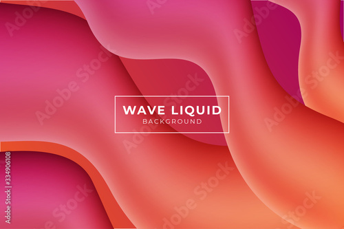 Liquid background. Dynamic shapes composition