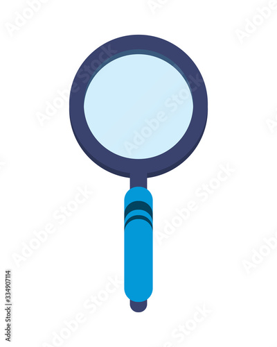 magnifying glass search isolated icon