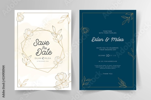 Wedding Invitation Cards. Invitation Cards with Luxurious Concept, Ornament, Luxury Poster, Vector Decorative and Pattern Vector Design Template
