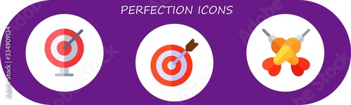 perfection icon set