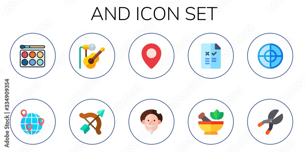 and icon set