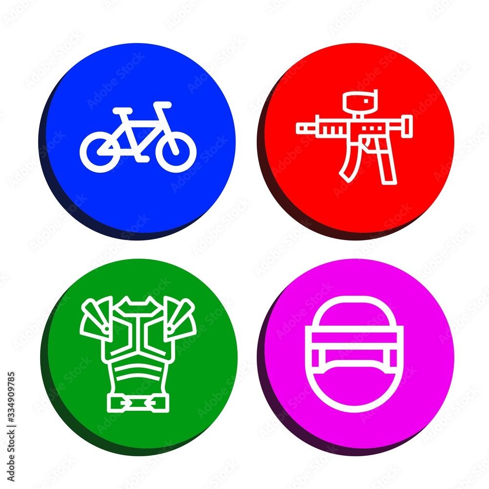 helmet simple icons set helmet simple icons set